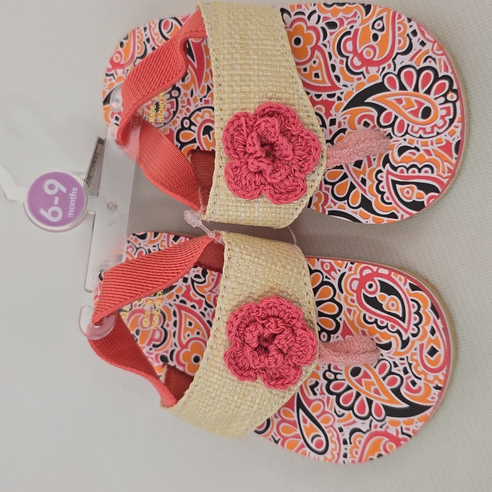 Carter's Baby Girl Shoes Size: 6-9Months